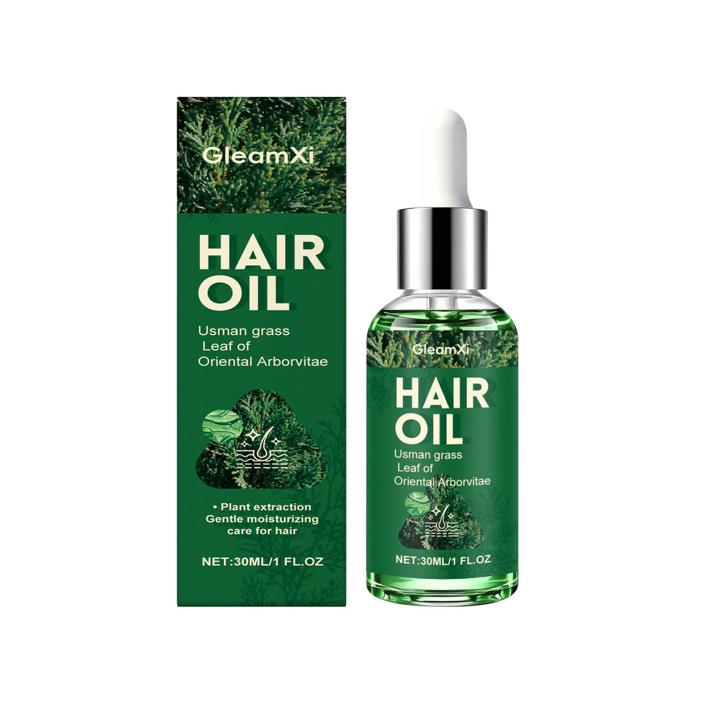 Usman Grass Leaf Hair Oil for Oil Control and Itch Relief Fluffy Hair Shampoo Soap Nourishing Scalp Moisturizing Fresh Hair Mask Oasis Select Hair Care Oil