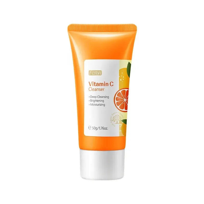 Vitamin C Facial Cleanser Skin Deep Cleansing Moisturizing Blackhead Removal skincare Face Wash Foam Face Cleanser Skin Care Oasis Select Vitamin C