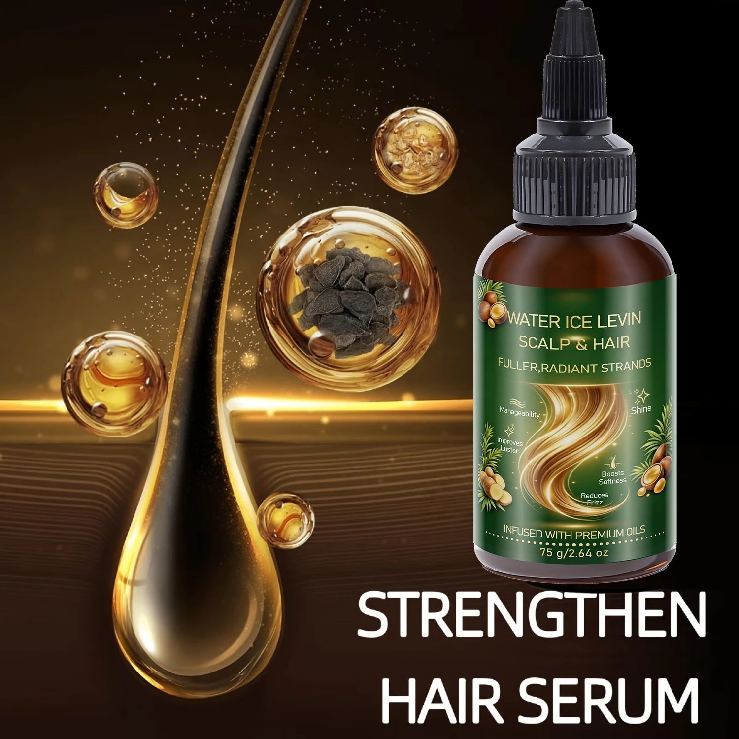 Biotin & Keratin Hair Oil – Reduce Frizz, Boost Shine Infused Hair Oil Oasis Select