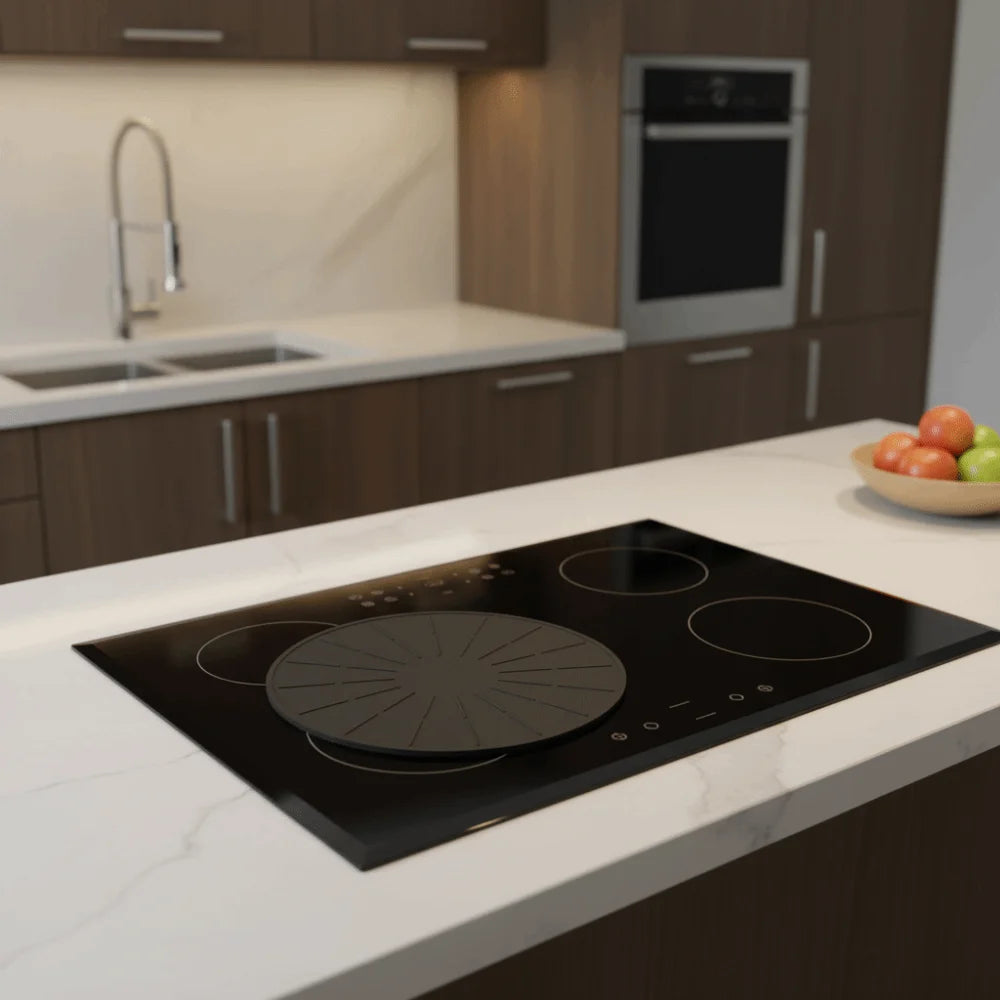 Round Silicone Induction Cooktop Mat – Scratch & Heat Resistant