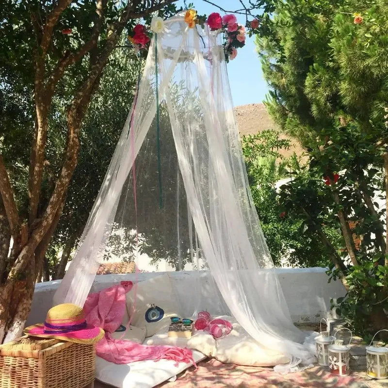 Mosquito Mesh Net Large Dome Hanging Mosquito Net Bed Net Tent Fly Insect Repellent Protection Home for Bed Canopy Dropshipping Oasis Select