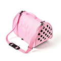 Portable Dog Cat Carrier Bag Large Capacity Outdoor Travel Dog Carrier Shoulder Bag Sling Breathable Cat Handbag for Small Dogs Oasis Select Pink M