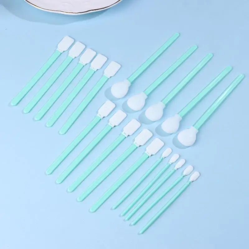 100-Pack Foam Swabs – Inkjet Printhead & Screen Cleaning Sticks