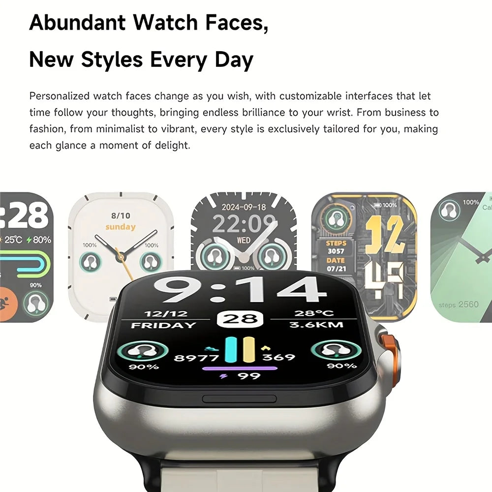 ERUN Smartwatch 2.01" Touchscreen, Earphones & Fitness Tracker