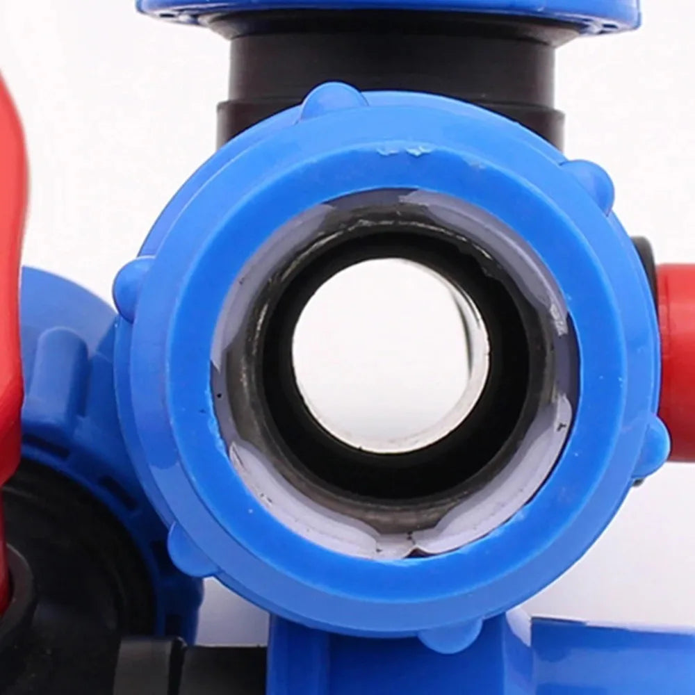 1x PE Pipe 3-Way Ball Valve 20/25/32/40/50mm Plastic Ball Quick Connect Three-way Three-way Ball Oasis Select