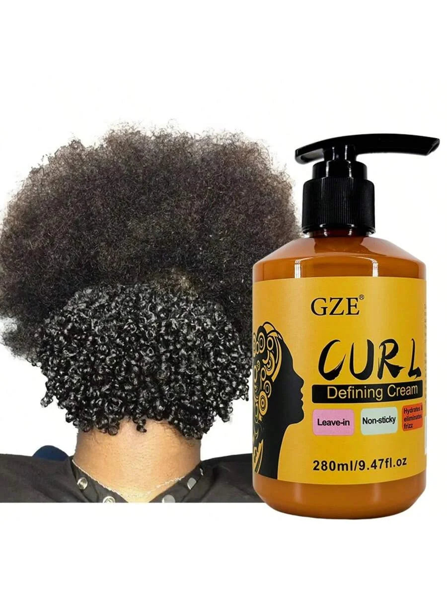 GZE 3-in-1 Curl Defining Cream | Frizz Control Leave-In