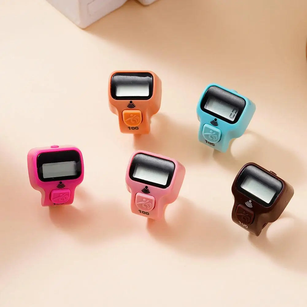 Fitness Electronic Finger Counter, Mini Digital Display Hand Tally Counter 5-Digit Number Count Clicker Resettable Clicker Oasis Select