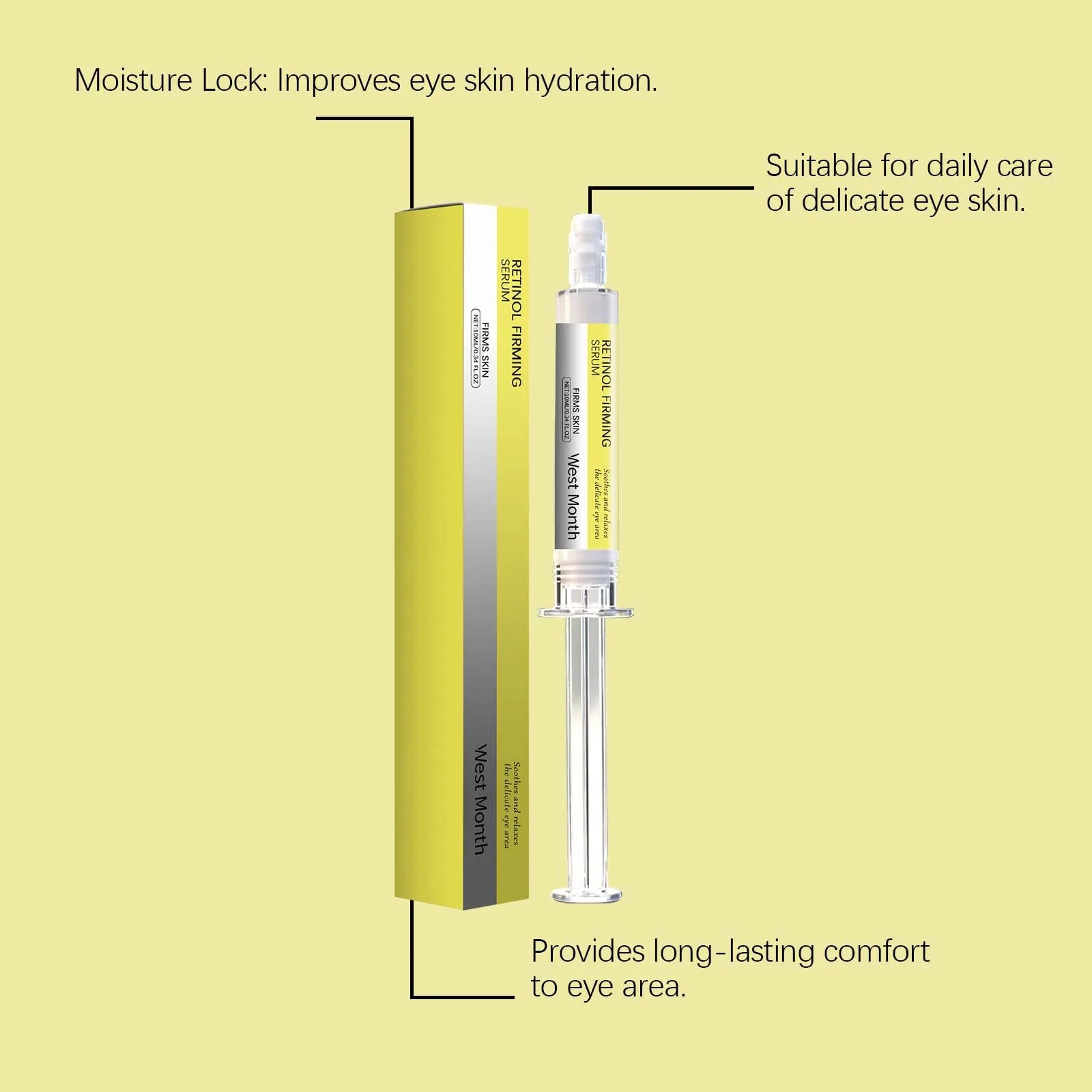 Anti-aging Retinol Moisturizing Essence Lighten Dark Circles Wrinkles Eye Cream Firming Brighten Skin Vitamin C Essence Oasis Select