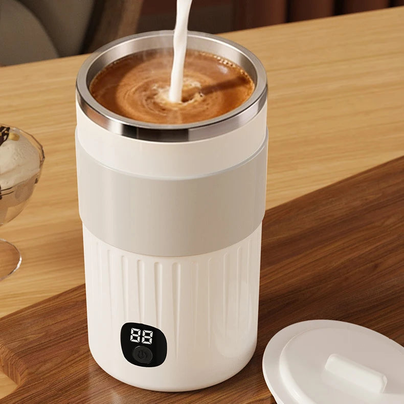 Smart Self-Stirring Cup 300ml USB Rechargeable Temp Display