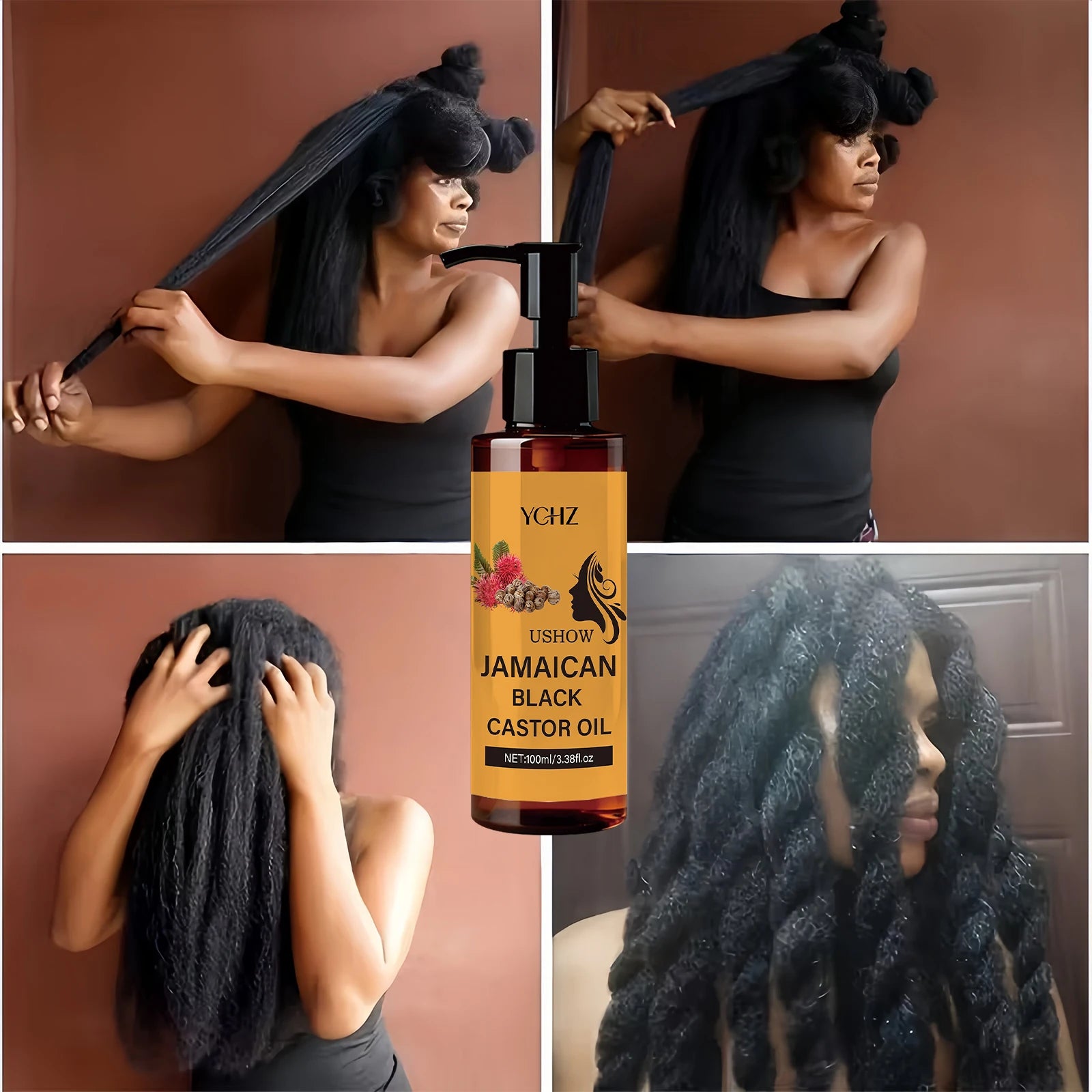 YCHZ Argan Oil Curly Hair Oil – Anti-Frizz & Volume 100ml