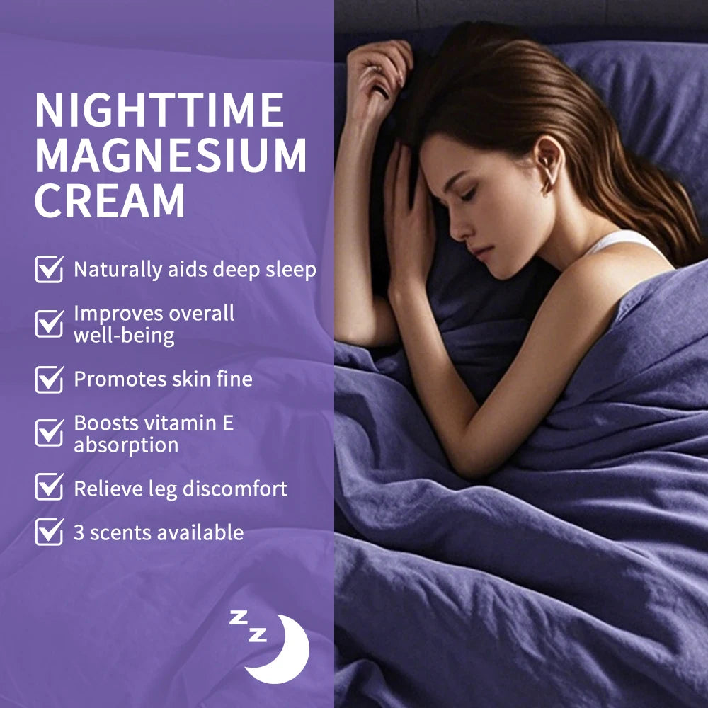 Magnesium Nighttime Cream – Lavender, Shea & Vitamin E