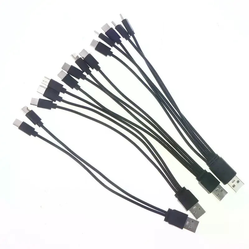 20cm USB to USB-C Splitter Cable | 2–5 Port Multi Charging