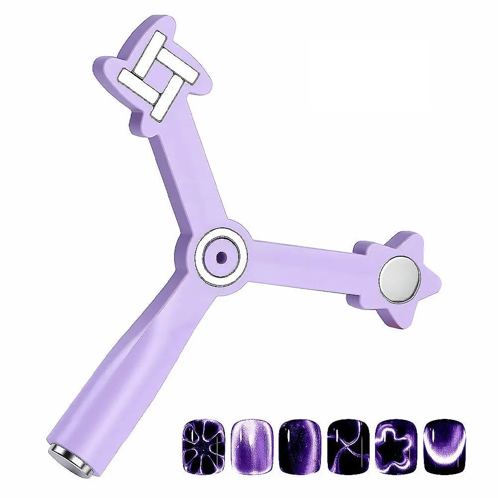 4-in-1 Cat Eye Magnet Nail Art Tool | Multi-Style Magnetic Stick Nail Art Magnet Tool Oasis Select B CN