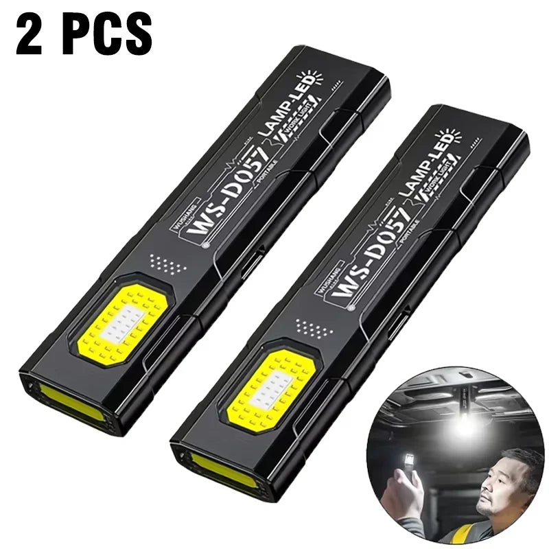 KDULIT Mini COB LED Flashlight 550lm USB-C Rechargeable Magnet