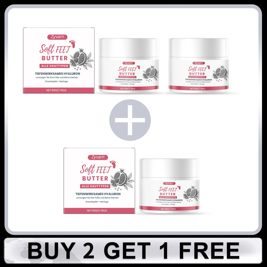 Zyvarn Soft Foot Butter Cream – Moisturizing Heel Balm 50g