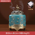 New Chinese brass pine crane incense burner handicrafts desk decoration decoration home incense indoor sandalwood stove Oasis Select A