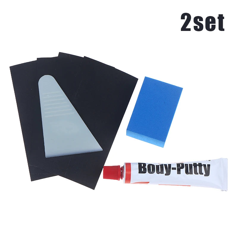 1Set Painting Pen Car Body Putty Scratch Filler Assistant Smooth Repair Tool Set Kit Auto Beauty Primer Scratch Repair Tools Oasis Select 2set