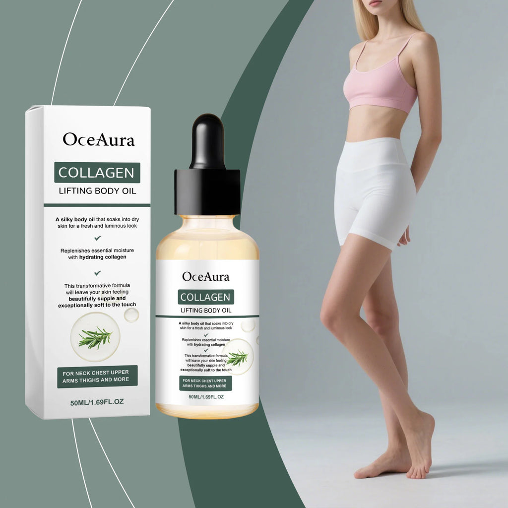 OceAura Collagen Body Oil – Firming, Cellulite & Dry Skin Firming Body Oil Oasis Select