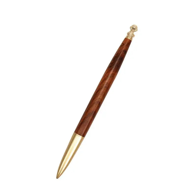 Zodiac Wooden Retractable Roller Ball Pens Smooth Writing Signature Executive Business Ball Point Vintage Gift Pen Oasis Select A6 China Mainland