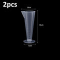 1/2pcs 100ml Food Grade Plastic Measuring Cup with Scale, BPA-Free Measuring Cup for Kitchen & Restaurant Cooking Accessories Oasis Select 2 pack