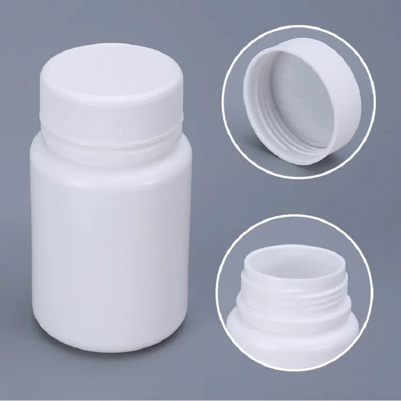HDPE Refillable Pill Bottle 10ml – Supplement & Medicine Container