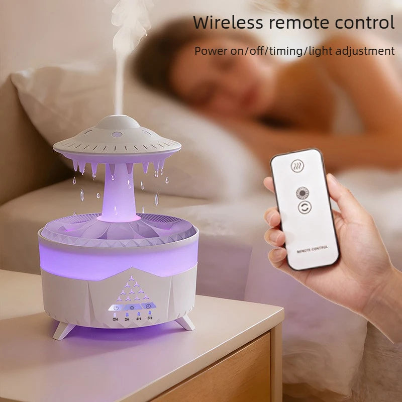 Simulation UFO Shaped Essential Oil Humidification Aroma Machine Colorful Night Light Silent Intelligent Aromatherapy Machine Oasis Select
