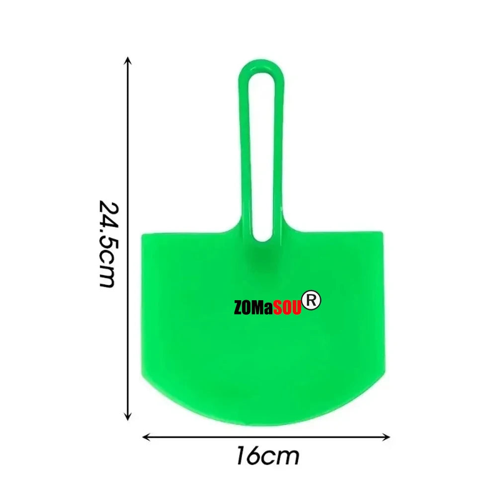 1/2Pcs Curved Bucket Scoop Scraper Spackle Paint Putty Knife Drywall Finishing Plaster Scraping Decals Patch Construction Tools Oasis Select