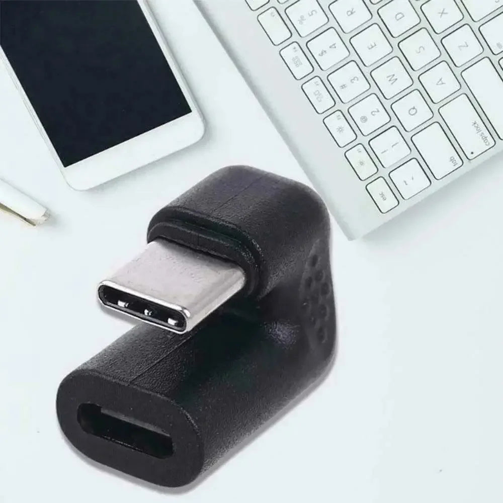 Adapter Type C Adapter 180 Degree Micro USB Data Transmission Converter USB-C Converter Type C Male To Female U-shaped Adapter Oasis Select