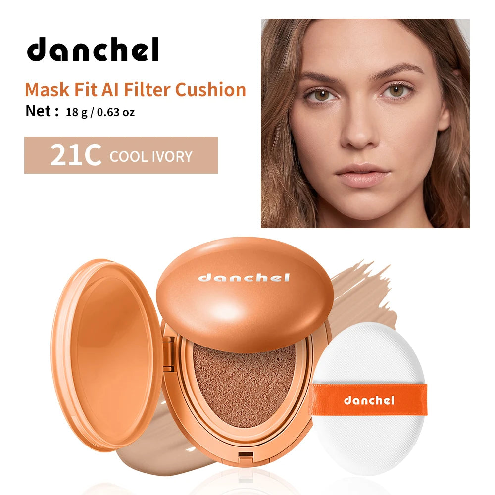 Collagen Air Cushion CC Cream Long-Lasting Hydration Buildable Coverage Foundation Natural Light Brightening Effect Face Makeup Oasis Select 21C