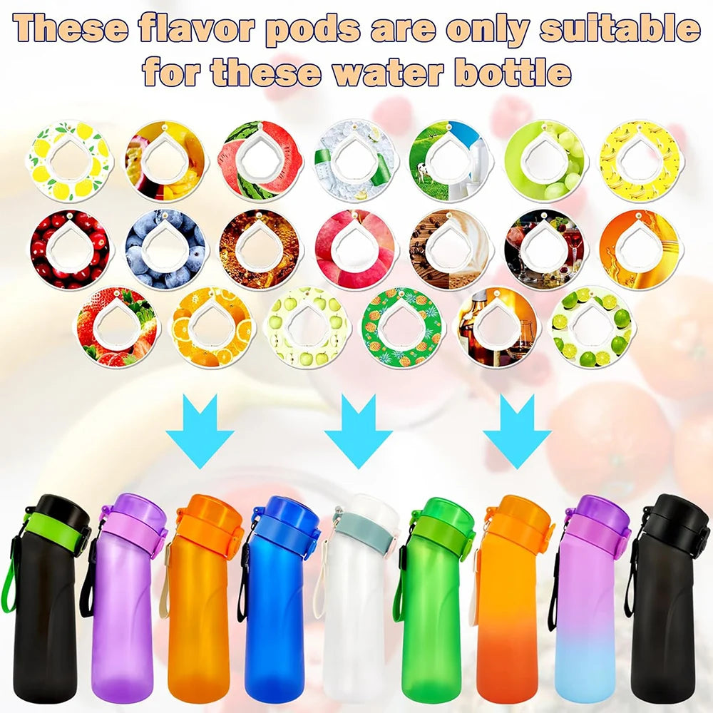 1pcs Flavor Pods for Air Water Bottle Air Bottle Pods Sports Water Cup Rings Outdoor Oasis Select