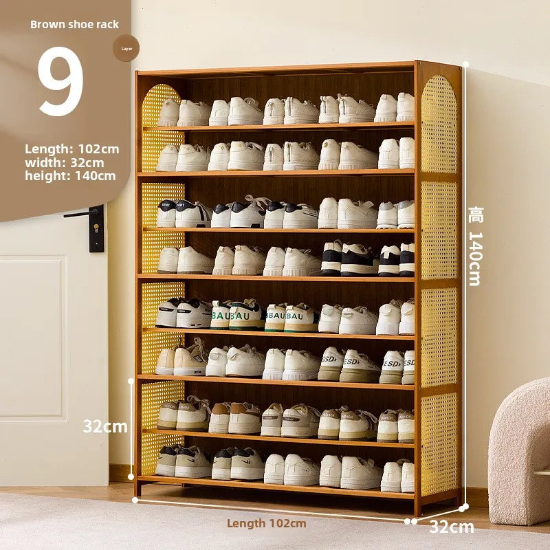 Simple Shoe Cabinet Home Door Multi-layer Baffle Rack Corridor
