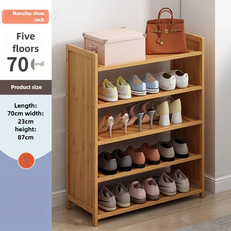 Multi-functional Space-saving shoe rack Multi-layer bamboo shoe rack Storage dust-proof storage shoe rack Oasis Select Fifth floor B