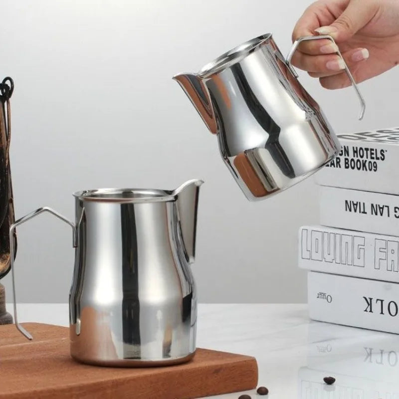350/500ml Milk Frothing Pitcher Steaming Pitchers Professional Milk Foam Jug Latte Art Making Tools Home Barista Accessories Oasis Select