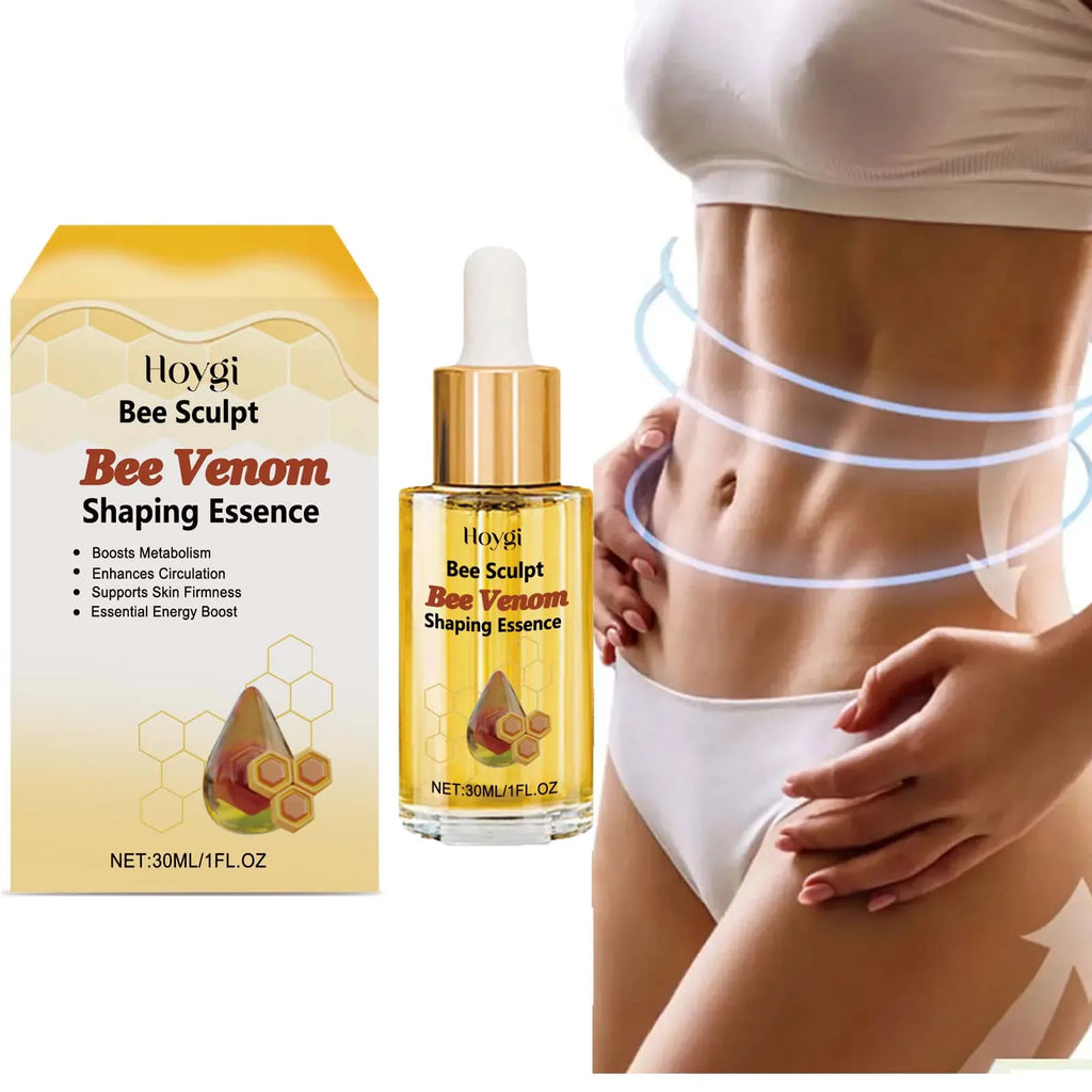Bee Venom Shaping Oil Firming Lifting Body Skin Anti Cellulite Fat Burning Weight Loss Improve Sagging Thin Leg Massage Oil Oasis Select