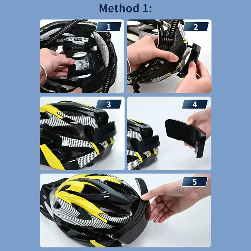 SUSU Motorcycle Helmet Warning Light Led Helmet Display Night Riding Helmet Tail Light DIY Moto Accessories Oasis Select