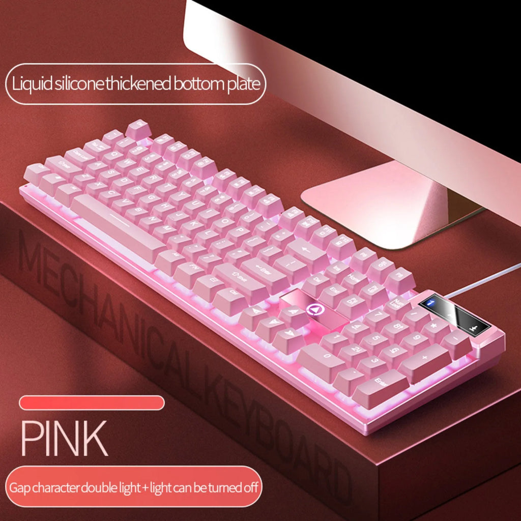 Carving K500 Wired Gaming Keyboard – RGB Backlit 104-Key Gaming Keyboard Oasis Select C One Size