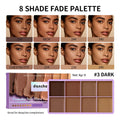 8 Shade Soft Matte Cream Concealer Palette Full Coverage Fade Dark Circles Blemishes Waterproof Long Lasting Oil Control Makeup Oasis Select 3for deep and tan