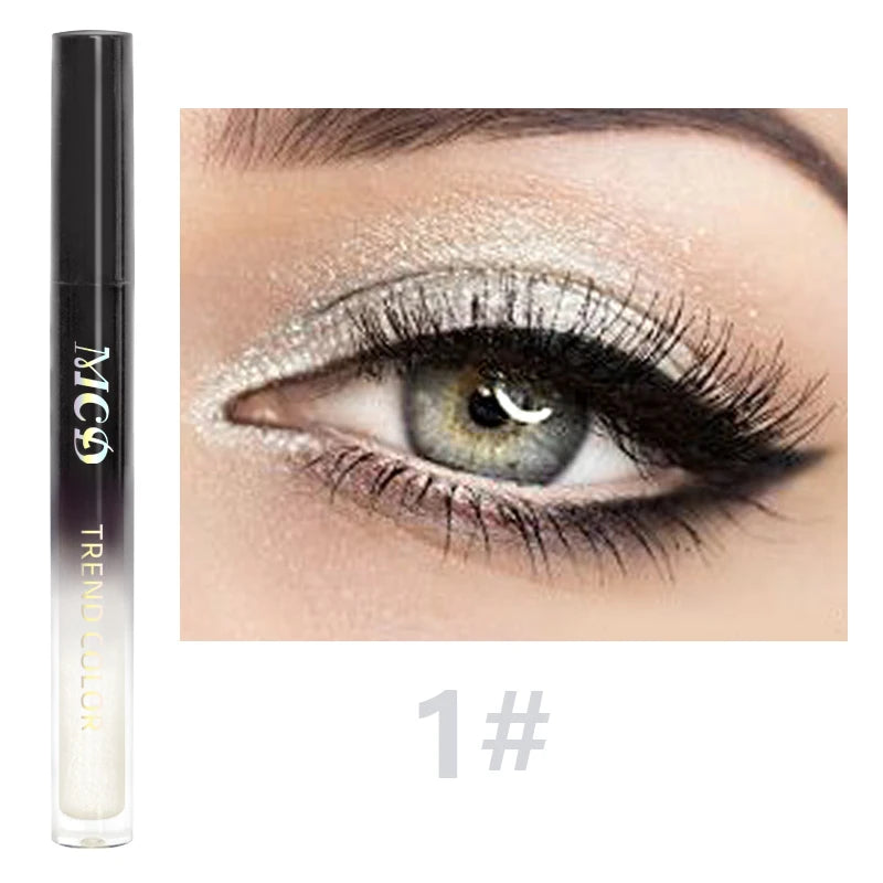 MCD 13-Shade Glitter Liquid Eyeshadow Palette – Waterproof