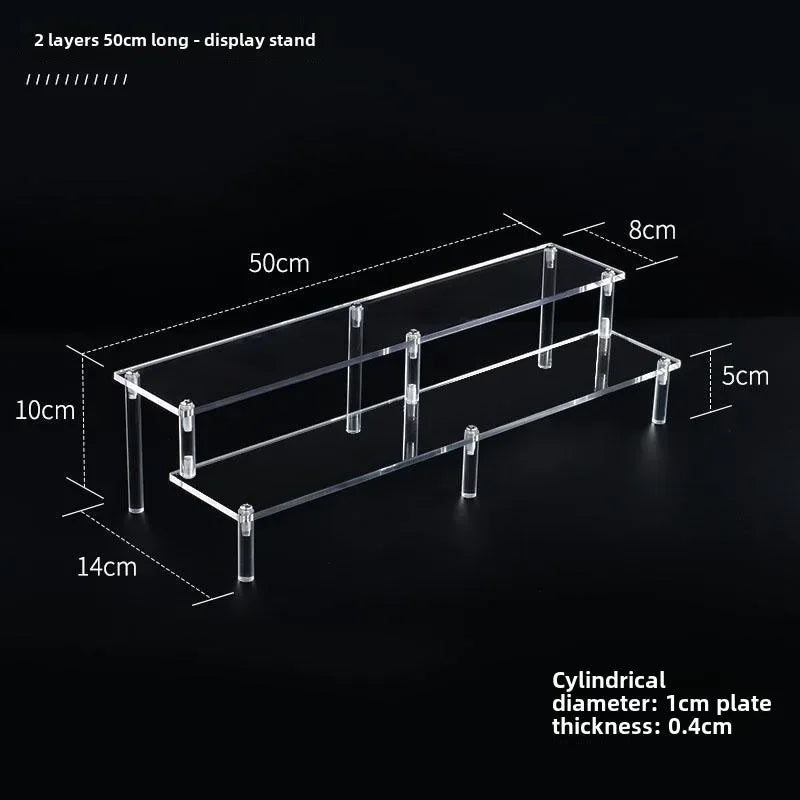 Acrylic Ladder Shelf Display Stand – Cakes, Dolls & Cosmetics