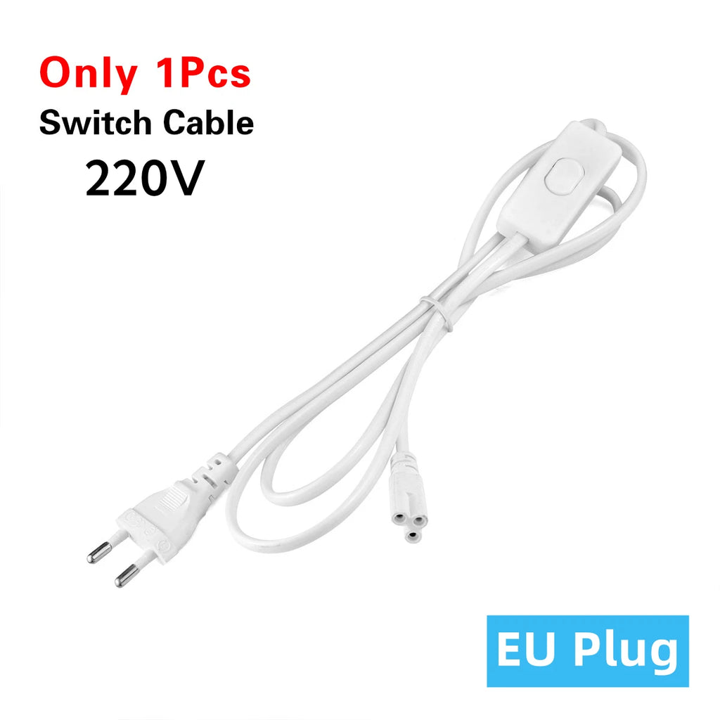T5 T8 Fluorescent Lamp Aluminum LED Light Bar 29cm 30cm 110V 220V LED Lamp Integration Tube Indoor Kitchen Lighting Wall Lamp Oasis Select 1pcs Only EU Swtich Cable