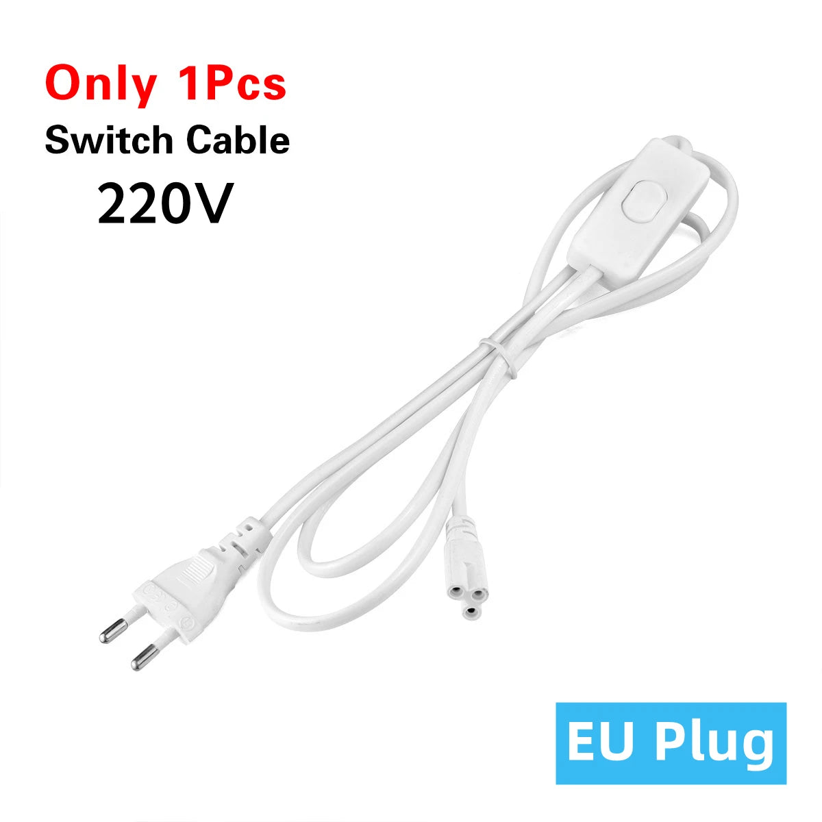 Led Tube T5 T8 Light For Home 220V 110V Aluminum Led Lamp Bar 6W/8W Home Kitchen Bedroom Wall Lamp Decor Lighting 3Hole Ports Oasis Select Only EU Swtich Cable