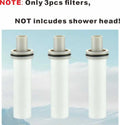 New Portable 3 Modes Travel business Trip Home RV Children Baby Shower Head Filter Rainfall Spray Shower Household Accessories Oasis Select 3 pcs Filters