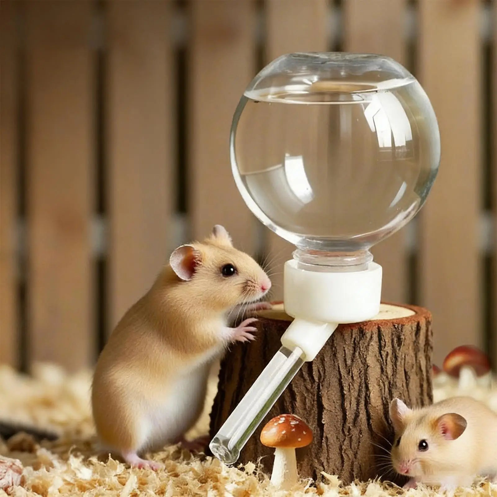 Automatic Hamster Water Bottle Dispenser – No-Drip Small Pet