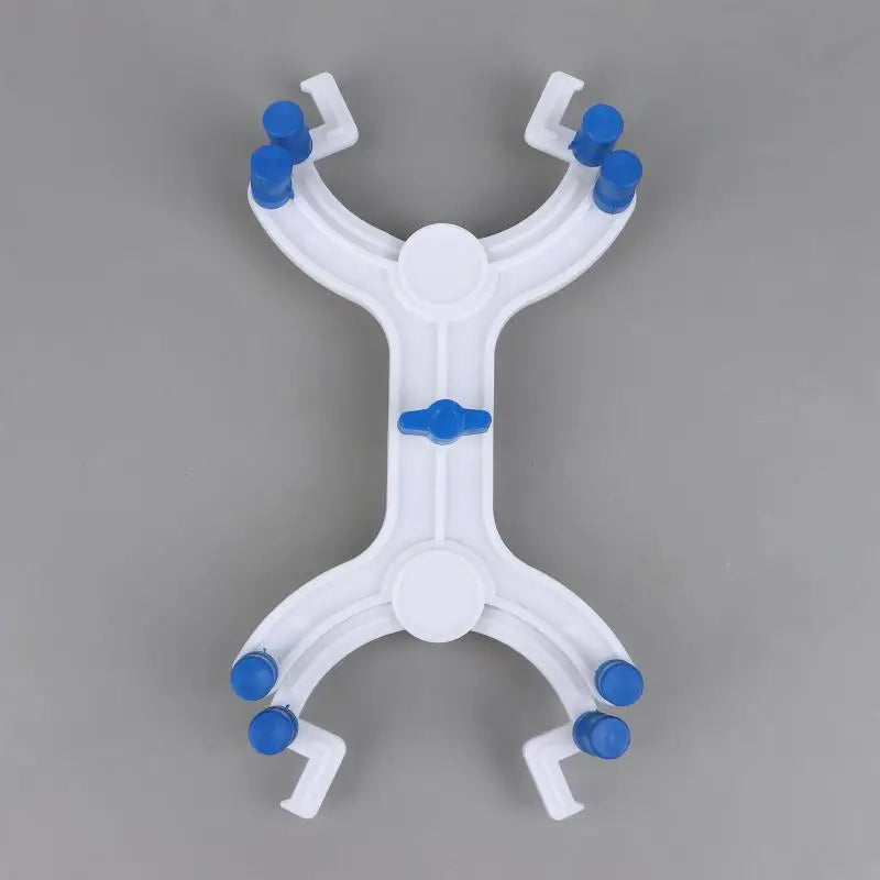Double Burette Clamp Spring Loaded Plastic Buret Clip Anti-scratch Silicon Grips for Lab Glass Burette Fixing Oasis Select