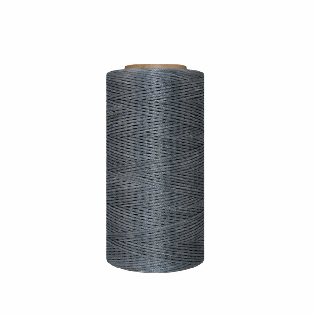 150D Waxed Leather Sewing Thread 0.8mm 260M Hand Stitching Leather Craft Thread Oasis Select Grey