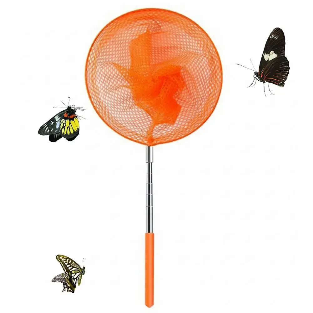 Retractable Insect & Butterfly Net + Observation Cage – Kids
