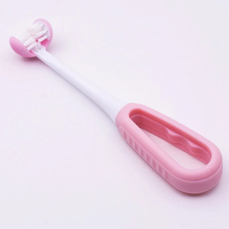 Kids U-Shaped 3D Toothbrush | Soft Silicone | Ages 4–12