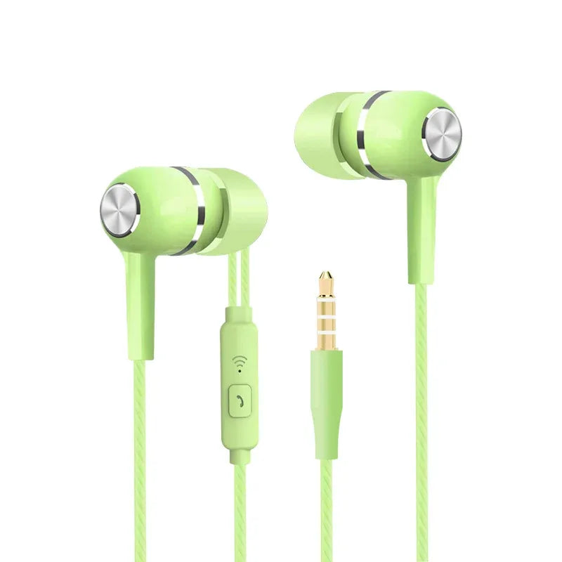 1/2/4pcs Mobile Wired Headphones Sport Earphone In Ear 3.5 Sport Earbuds Headset Mic Music Earphones for Phones Oasis Select