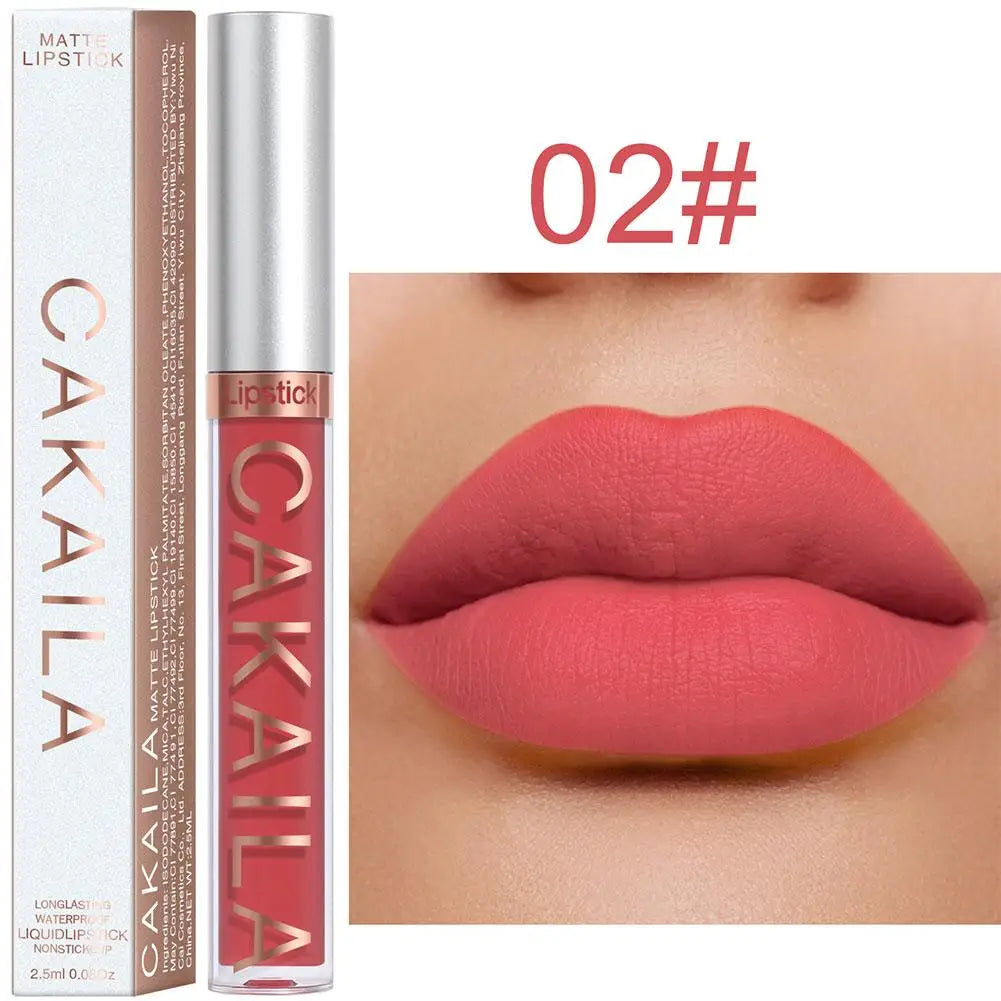 Velvet Matte Liquid Lipstick – 18 Shades, Waterproof & Long-Lasting Matte Liquid Lipstick Oasis Select 02