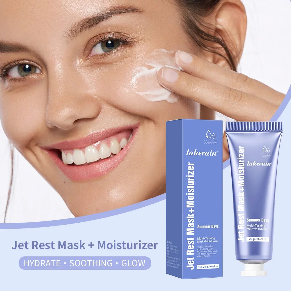Jet Rest Hydrating Face Mask & Moisturizer | Antioxidant Cream